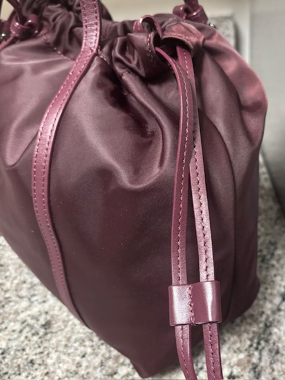 MZ Wallace Small Waverly Tote - Bordeaux (Rare Color) - Picture 4 of 9